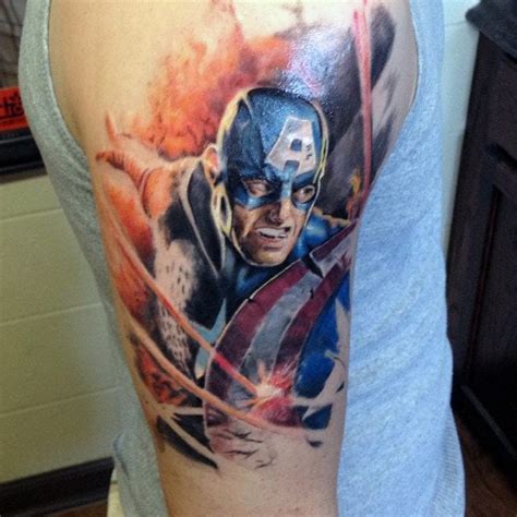 Tatuaje capitan america